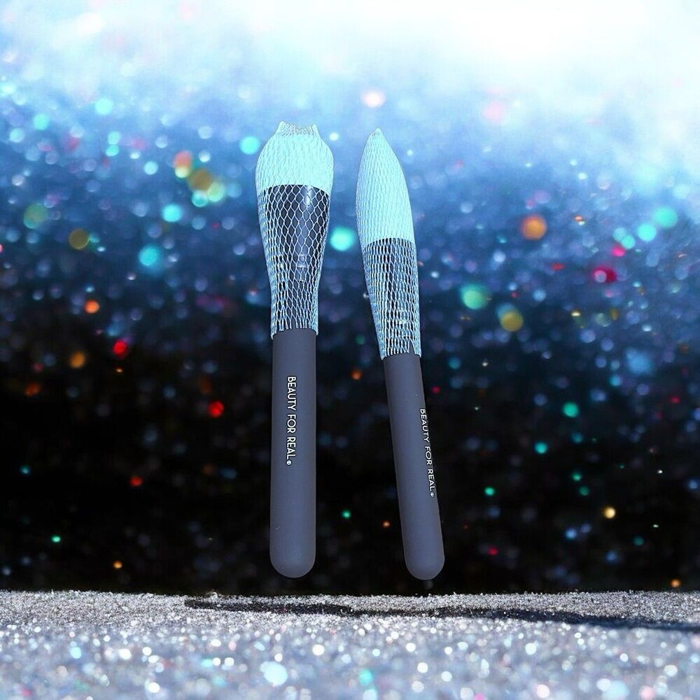 BEAUTY FOR REAL Perfect Precision Complexion Brushes Brand New in Package
